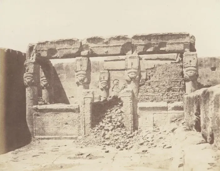Framed Print : Denderah (Tentyris), Temple d Athor - Sanctuaire Place a l Angle Sud-O Framed Print : Denderah (Tentyris), Temple d Athor - Sanctuaire Place a l Angle Sud-O