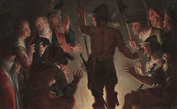 The Denial of Peter, c. 1624-1628. Creator: Peter Wtewael (Dutch, 1596-1660)
