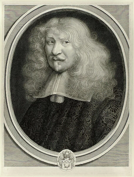 Denis Marin de la Châtaigneraye, Secretary to the King, 1672. Creator: Antoine Masson