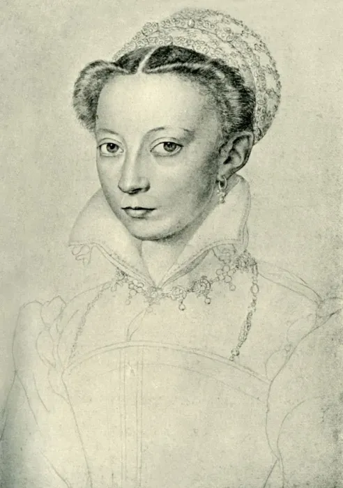 Framed Print : Denise de Villeroy, Dame de Fleury, mid 16th century, (1907). Creator: Unknown