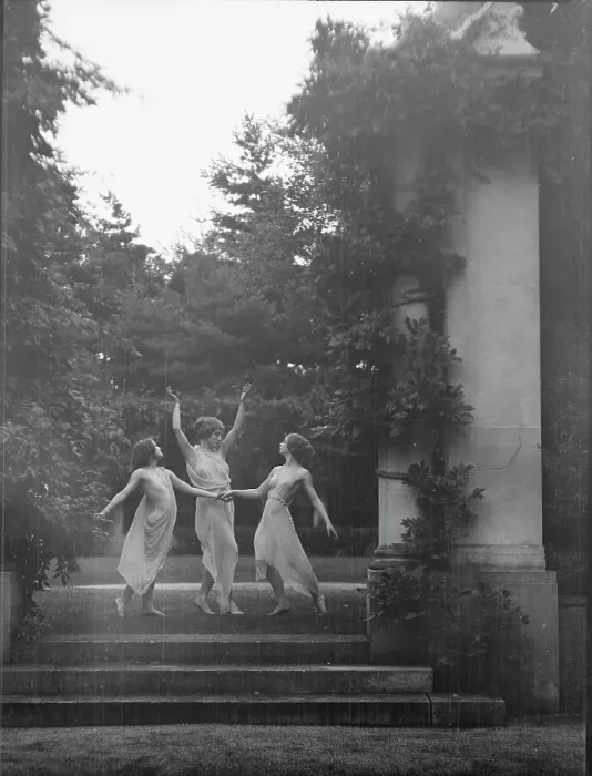 Framed Print : Denishawn dancers, 1927 or 1928. Creator: Arnold Genthe Framed Print : Denishawn dancers, 1927 or 1928. Creator: Arnold Genthe