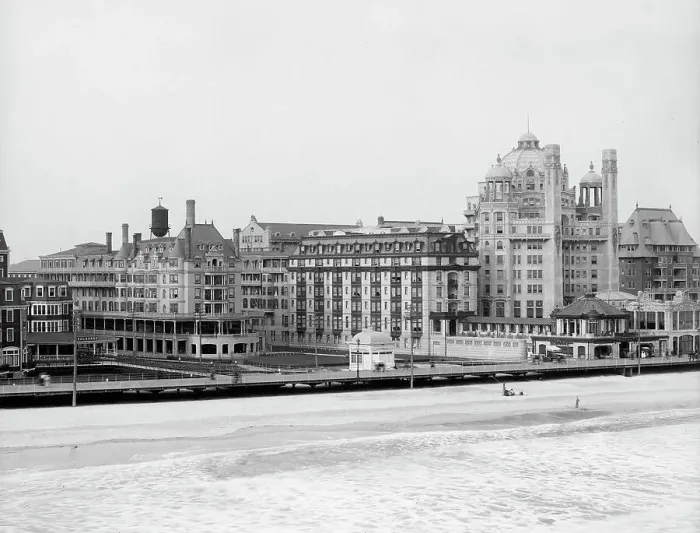Framed Print : Dennis Hotel, Atlantic City, N.J. between 1900 and 1910. Creator: Unknown Framed Print : Dennis Hotel, Atlantic City, N.J. between 1900 and 1910. Creator: Unknown