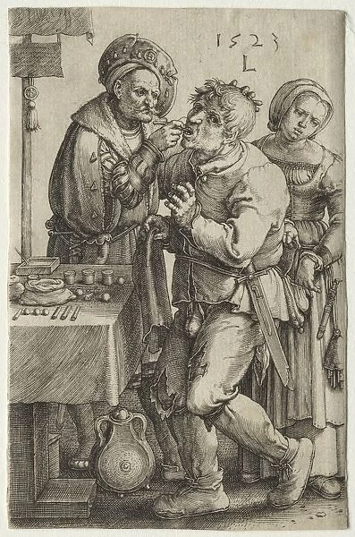 The Dentist, 1523. Creator: Lucas van Leyden (Dutch, 1494-1533)