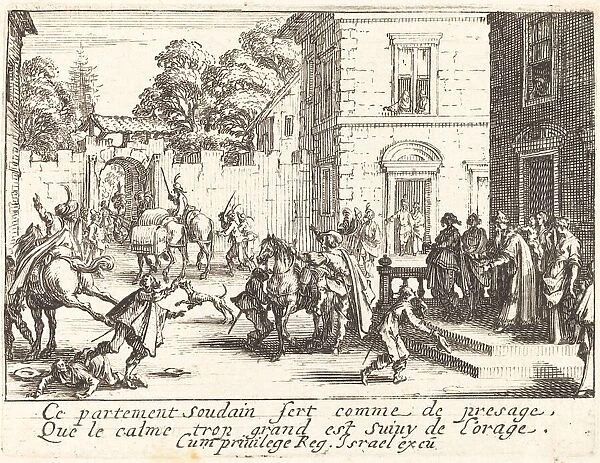 The Departure, 1635. Creator: Jacques Callot