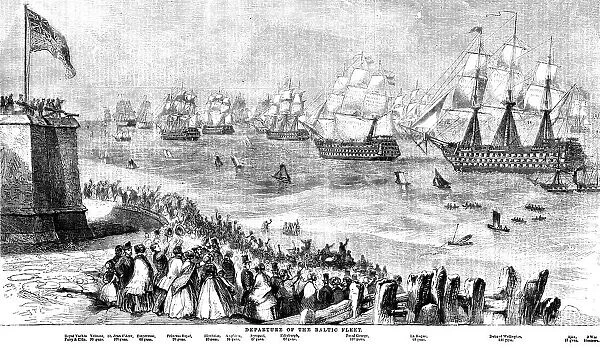 Departure of the Baltic Fleet, 1854. Creator: Unknown