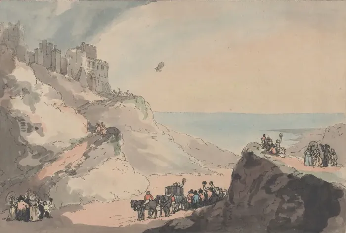 Framed Print : Departure of Blanchard and Jeffries Balloon from Dover, January 7, 1785, January Framed Print : Departure of Blanchard and Jeffries Balloon from Dover, January 7, 1785, January
