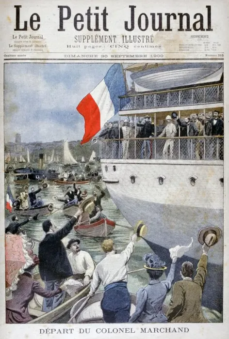 Framed Print : Departure of Colonel Marchand, Marseilles, 1900 Framed Print : Departure of Colonel Marchand, Marseilles, 1900