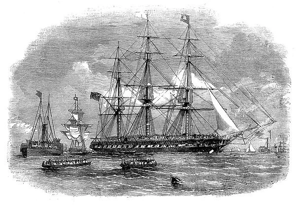 Departure from Gravesend of Troops for India, 1858. Creator: Unknown