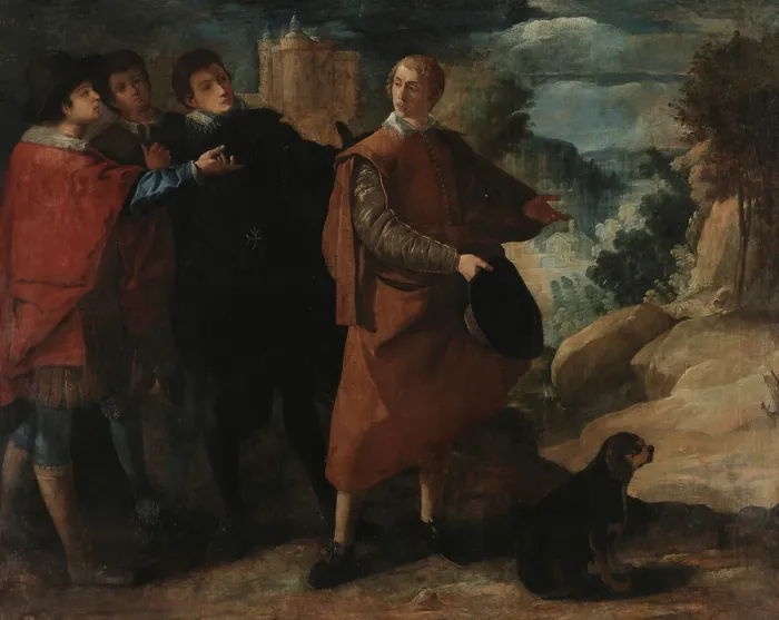 Framed Print : Departure of Saint Peter Nolasco for Barcelona, c1629. Creator: Zurbaran, Francisco, de (1598-1664) Framed Print : Departure of Saint Peter Nolasco for Barcelona, c1629. Creator: Zurbaran, Francisco, de (1598-1664)