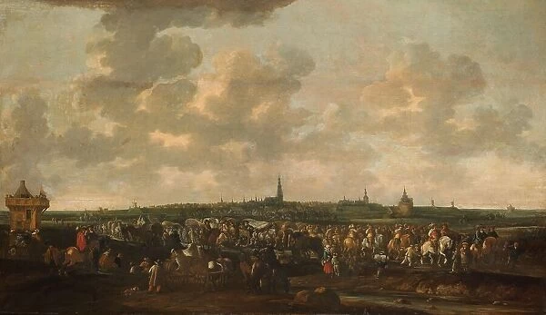 Departure of Spanish Occupation Troops from Breda, October 10, 1637, 1647-1683. Creator: Hendrick de Meijer