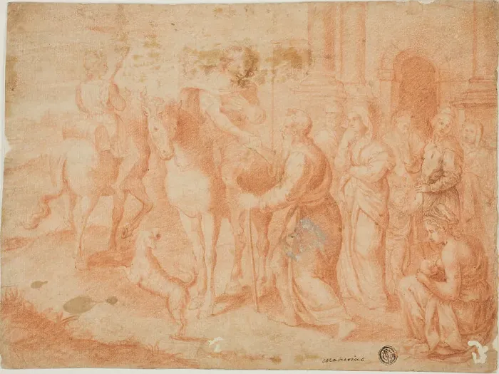 Framed Print : Departure of Tobias, n.d. Creator: Unknown Framed Print : Departure of Tobias, n.d. Creator: Unknown