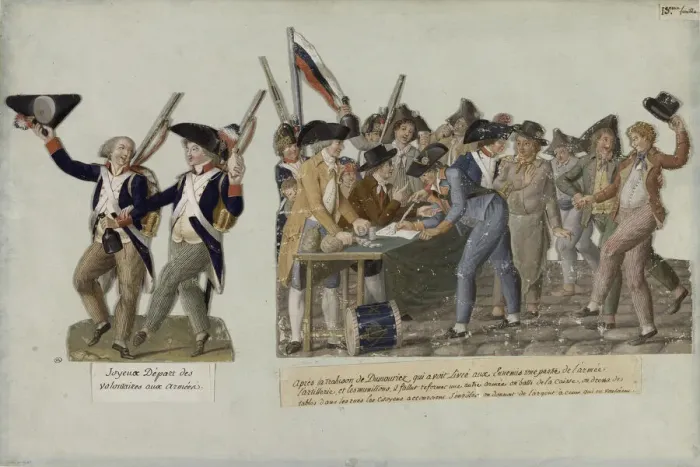 Framed Print : The departure of the volunteers for the revolutionary armies, c. 1793 Framed Print : The departure of the volunteers for the revolutionary armies, c. 1793