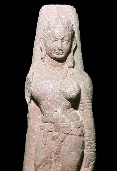 Depiction of Siva and his consort Parvati, shown as one figure