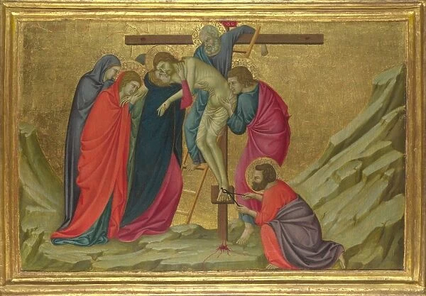 The Deposition (From the Basilica of Santa Croce, Florence), c. 1324-1325. Artist: Ugolino di Nerio (ca 1280-1349)