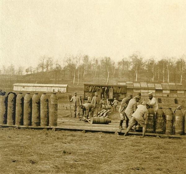 Depot for large shells, c1914-c1918