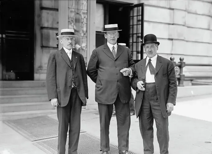 Framed Print : Dept. Of Labor - A.L. Faulkner of Immigration; Charles W. Mills; Patrick Gilday, Commr... 1914. Creator: Harris & Ewing. Dept. Of Labor - A.L. Faulkner of Immigration; Charles W. Mills; Patrick Gilday, Commr... 1914. Creator: Harris & Ewing Framed Print : Dept. Of Labor - A.L. Faulkner of Immigration; Charles W. Mills; Patrick Gilday, Commr... 1914. Creator: Harris & Ewing. Dept. Of Labor - A.L. Faulkner of Immigration; Charles W. Mills; Patrick Gilday, Commr... 1914. Creator: Harris & Ewing