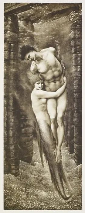 Framed Print : The Depths of the Sea, c1887, (1900). Creator: Unknown Framed Print : The Depths of the Sea, c1887, (1900). Creator: Unknown