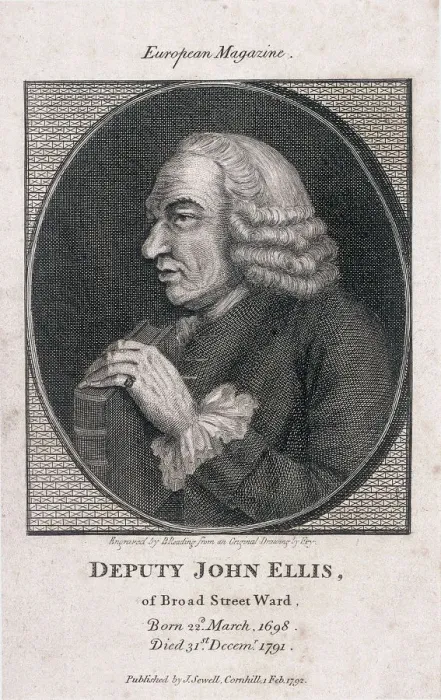 Framed Print : Deputy John Ellis of Broad Street Ward holding a book, 1792. Artist: Burnet Reading Framed Print : Deputy John Ellis of Broad Street Ward holding a book, 1792. Artist: Burnet Reading