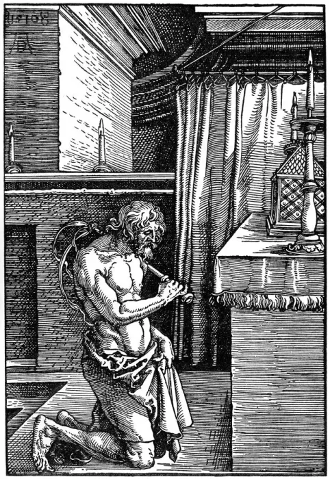 Framed Print : Der Bussende, 1510, (1936). Artist: Albrecht Durer Framed Print : Der Bussende, 1510, (1936). Artist: Albrecht Durer