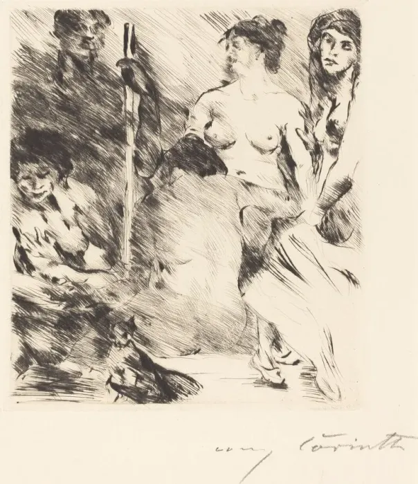 Framed Print : Der Harem (The Harem), 1914. Creator: Lovis Corinth Framed Print : Der Harem (The Harem), 1914. Creator: Lovis Corinth