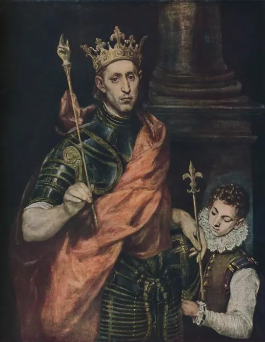 Framed Print : Der Heilige Ludwig, (Saint Louis), c1585 - 1590, (1938). Artist: El Greco Framed Print : Der Heilige Ludwig, (Saint Louis), c1585 - 1590, (1938). Artist: El Greco