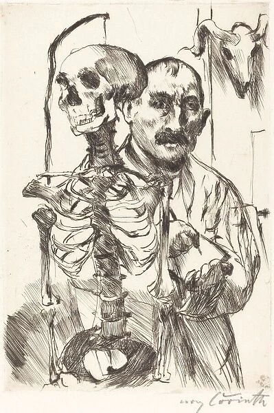 Der Künstler und der Tod II (The Artist and Death II), 1916. Creator: Lovis Corinth