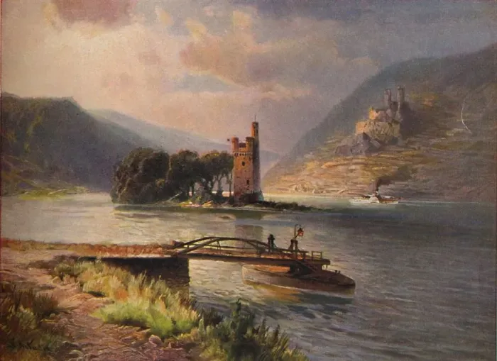 Framed Print : Der Mauseturm, (Mouse Tower), 1923. Creator: Nikolai of Astudin Framed Print : Der Mauseturm, (Mouse Tower), 1923. Creator: Nikolai of Astudin
