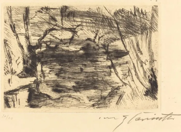 Framed Print : Der Neue See (The New Lake), 1920 / 1921. Creator: Lovis Corinth Framed Print : Der Neue See (The New Lake), 1920 / 1921. Creator: Lovis Corinth