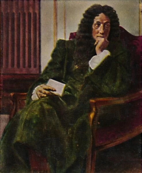 Der Philosoph Leibniz 1646-1716. - Gemalde von C. Meyer, 1934