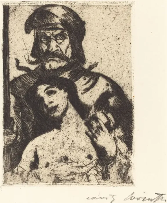 Framed Print : Der Ritter (The Knight), 1914. Creator: Lovis Corinth Framed Print : Der Ritter (The Knight), 1914. Creator: Lovis Corinth