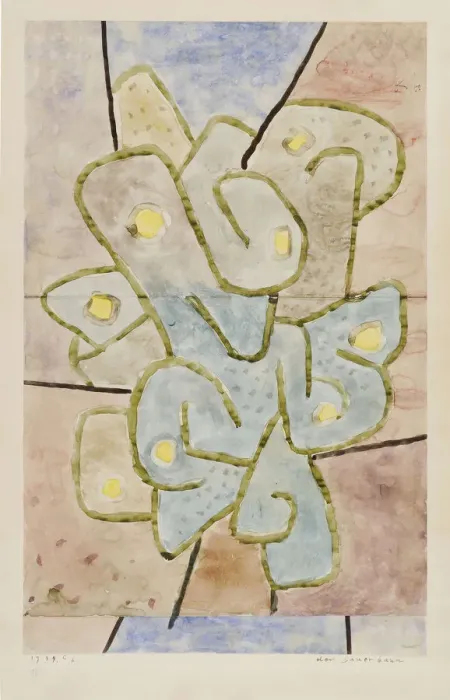 Framed Print : Der Sauerbaum (The Sour Tree), 1939. Creator: Klee, Paul (1879-1940) Framed Print : Der Sauerbaum (The Sour Tree), 1939. Creator: Klee, Paul (1879-1940)