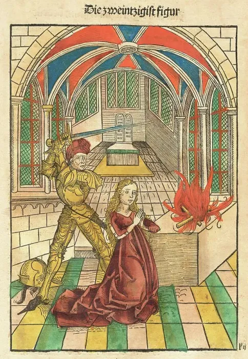 Framed Print : Der Schatzbehalter oder Schrein der waren Reichtümer des Heils und ewige Seligkeit, 1491. Creators: Stephan Fridolin, Michael Wolgemut, Wilhelm Pleydenwurff Framed Print : Der Schatzbehalter oder Schrein der waren Reichtümer des Heils und ewige Seligkeit, 1491. Creators: Stephan Fridolin, Michael Wolgemut, Wilhelm Pleydenwurff