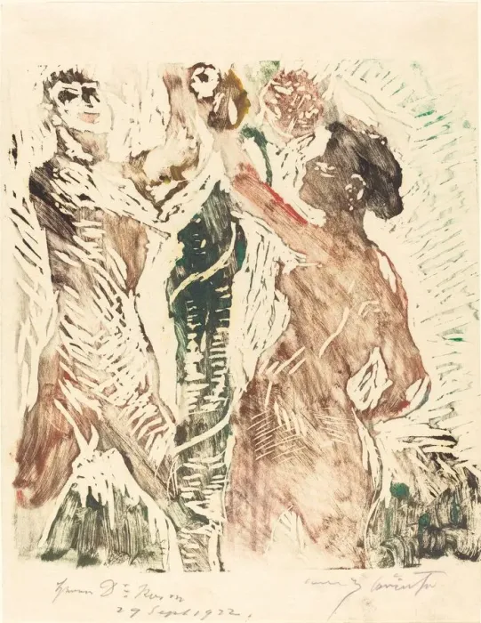 Framed Print : Der südenfall (The Fall of Man), 1919. Creator: Lovis Corinth Framed Print : Der südenfall (The Fall of Man), 1919. Creator: Lovis Corinth