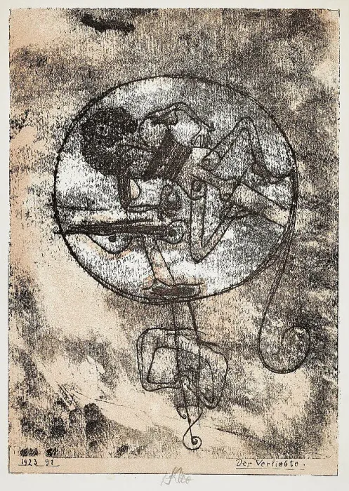 Framed Print : Der Verliebte (The Man in Love), 1923. Creator: Klee; Paul (1879-1940) Framed Print : Der Verliebte (The Man in Love), 1923. Creator: Klee; Paul (1879-1940)