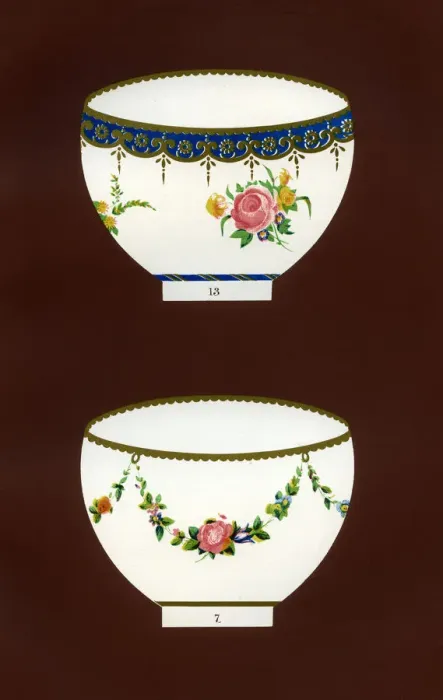 Framed Print : Derby patterns, 1876. Artist: Hall & England Framed Print : Derby patterns, 1876. Artist: Hall & England