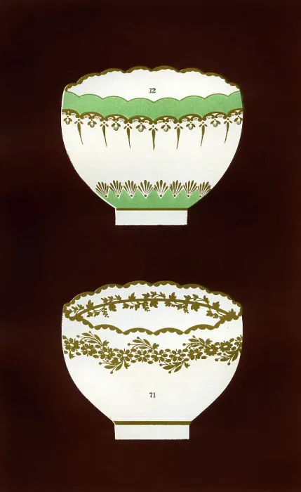 Framed Print : Derby patterns, 1876. Artist: Hall & England