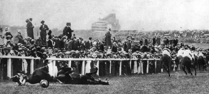 Framed Print : The Derby tragedy of 1913, (1935) Framed Print : The Derby tragedy of 1913, (1935)