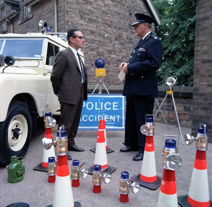 Framed Print : Derbyshire Police Commissioner taking delivery of two new Land Rovers, Matlock, Derbyshire, 1969 Framed Print : Derbyshire Police Commissioner taking delivery of two new Land Rovers, Matlock, Derbyshire, 1969