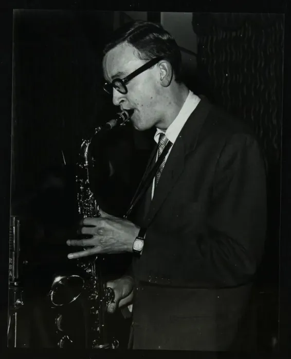 Framed Print : Derek Humble playing alto saxophone at the Civic Restaurant, College Green, Bristol, 1955 Framed Print : Derek Humble playing alto saxophone at the Civic Restaurant, College Green, Bristol, 1955