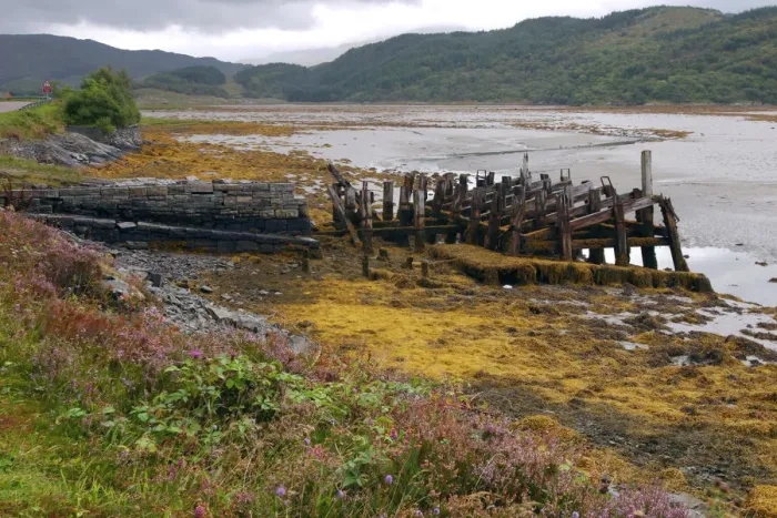 Framed Print : Derelict jetty near Glenuig, Highland, Scotland Framed Print : Derelict jetty near Glenuig, Highland, Scotland
