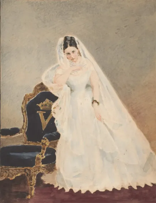 Framed Print : Derelitta (peintre), 1860s. Creator: Pierre-Louis Pierson Framed Print : Derelitta (peintre), 1860s. Creator: Pierre-Louis Pierson