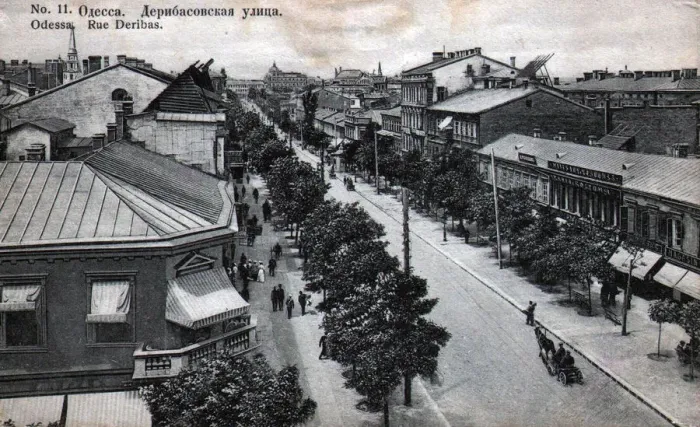 Framed Print : Deribasovskaya Street, Odessa, Russia, mid 19th century Framed Print : Deribasovskaya Street, Odessa, Russia, mid 19th century