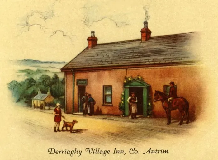 Framed Print : Derriaghy Village Inn, Co. Antrim, 1939. Creator: Unknown Framed Print : Derriaghy Village Inn, Co. Antrim, 1939. Creator: Unknown
