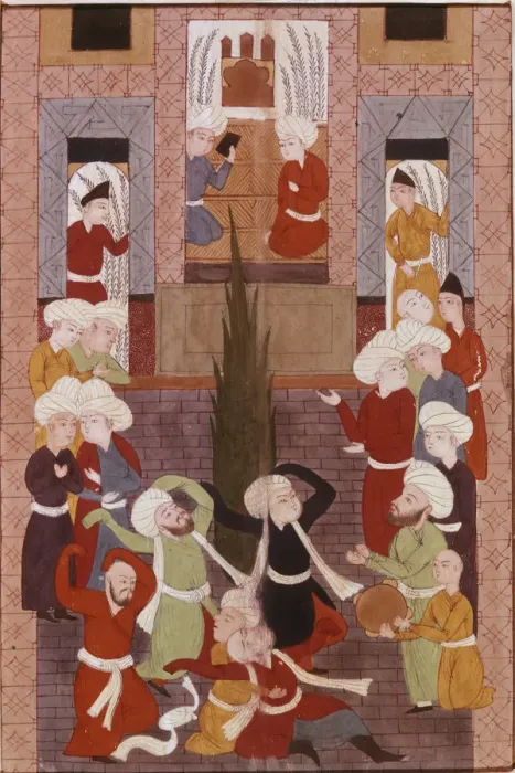 Framed Print : The Dervish Dance, 19th century Framed Print : The Dervish Dance, 19th century