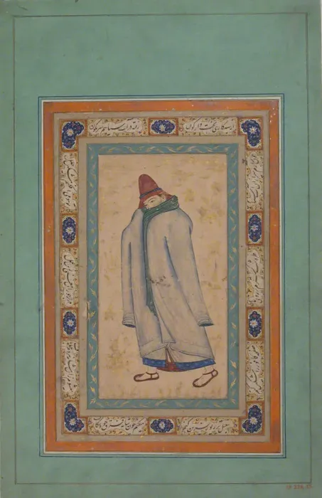 Framed Print : A Dervish, late 16th-early 17th century. Creator: Unknown Framed Print : A Dervish, late 16th-early 17th century. Creator: Unknown