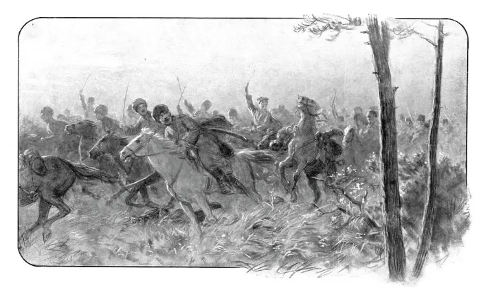 Framed Print : Des Vaillants; Une charge des Circassiens de la, au cours de... 1917. Creator: L.H Grondijs. Des Vaillants; Une charge des Circassiens de la, au cours de... 1917. Creator: L.H Grondijs Framed Print : Des Vaillants; Une charge des Circassiens de la, au cours de... 1917. Creator: L.H Grondijs. Des Vaillants; Une charge des Circassiens de la, au cours de... 1917. Creator: L.H Grondijs
