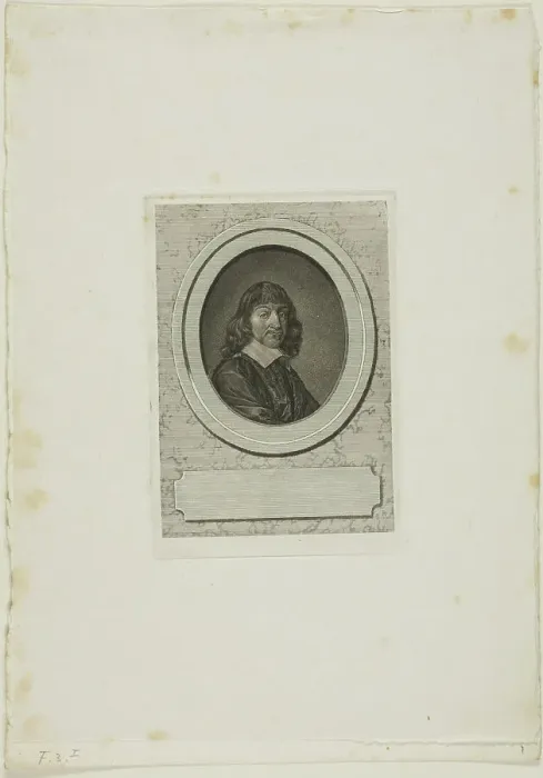 Framed Print : Descartes, n.d. Creator: Jean-Baptiste de Grateloup Framed Print : Descartes, n.d. Creator: Jean-Baptiste de Grateloup
