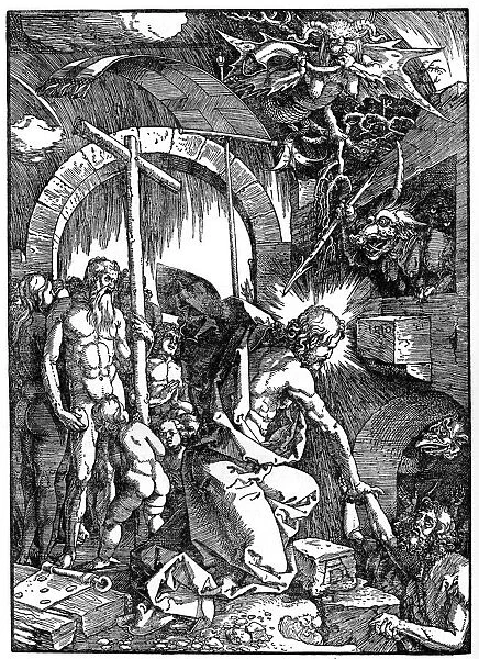 The Descent of Christ into Limbo, 1510, (1936). Artist: Albrecht Durer
