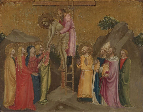 Descent from the Cross, 14th century. Creator: Stefano d Antonio di Vanni