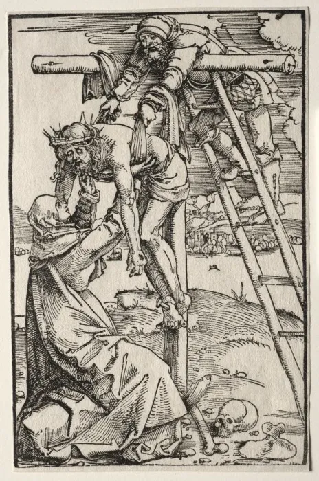 Framed Print : Descent from the Cross, 1505. Creator: Hans Baldung (German, 1484 / 85-1545) Framed Print : Descent from the Cross, 1505. Creator: Hans Baldung (German, 1484 / 85-1545)